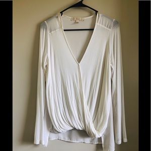 Long sleeve flowing classy blouse